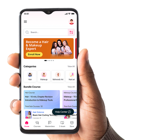 Glamdeemy App Mockup